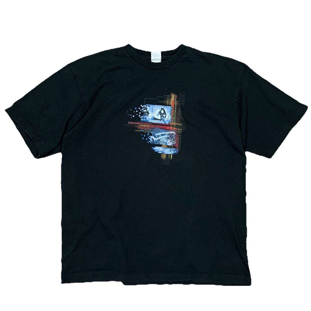 Vintage The North Face Snowboarder Snowboarding Black T-Shirt Men’s XL Y2K‎